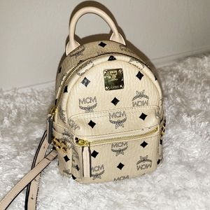 MCM Stark Bebe Boo Backpack in Visetos
